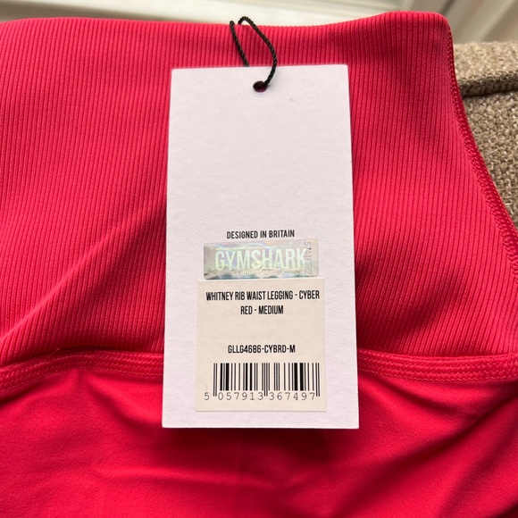 Gymshark X Whitney Simmons Rib Waist Legging - M - Picture 4 of 6